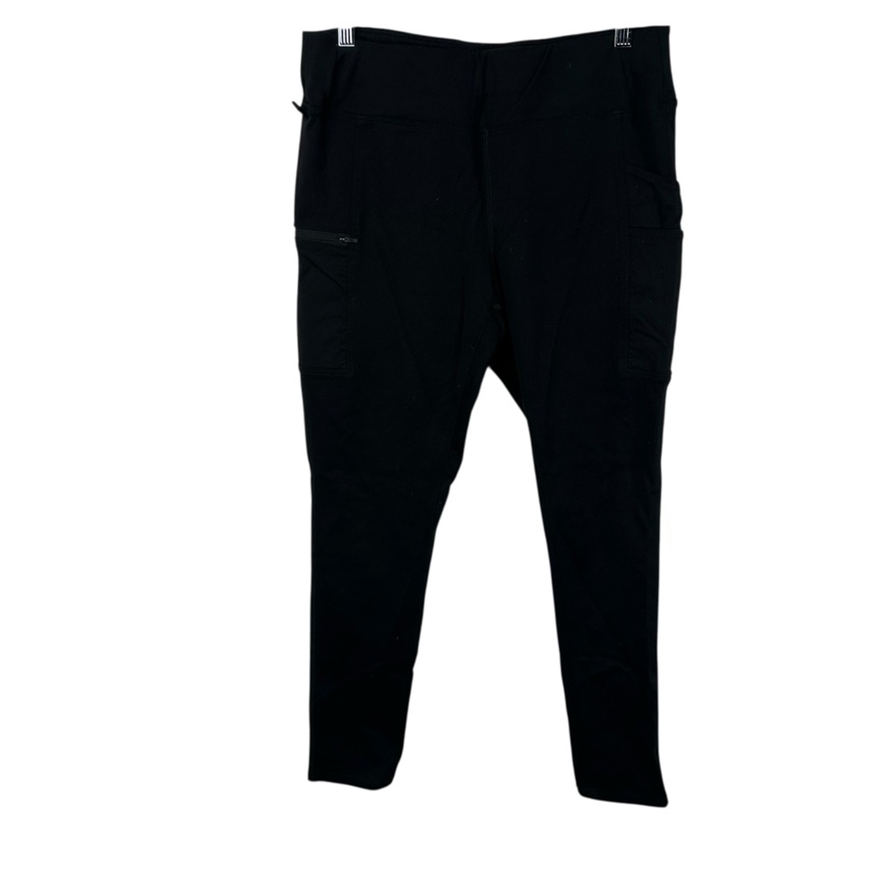 Carhartt Fitted Black Skinny Pants Women M 8 10 Lightweight Workwear